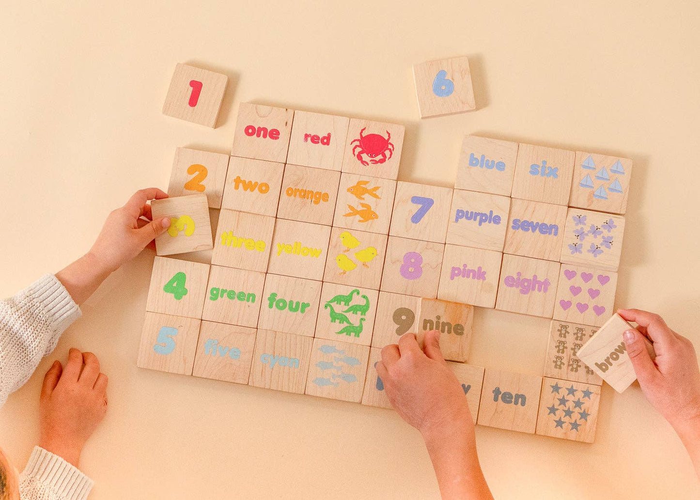 Number Counting and Alphabet Tiles