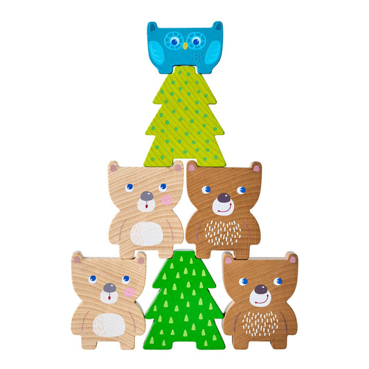 Stacking toy forest friends