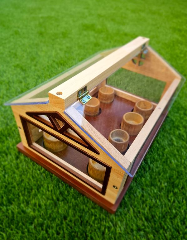 wooden greenhouse for kids