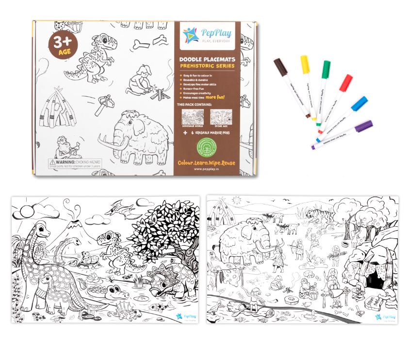 set of two colouring placemats