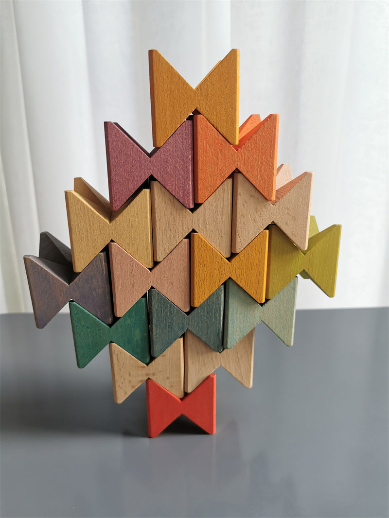 colourful stacking blocks