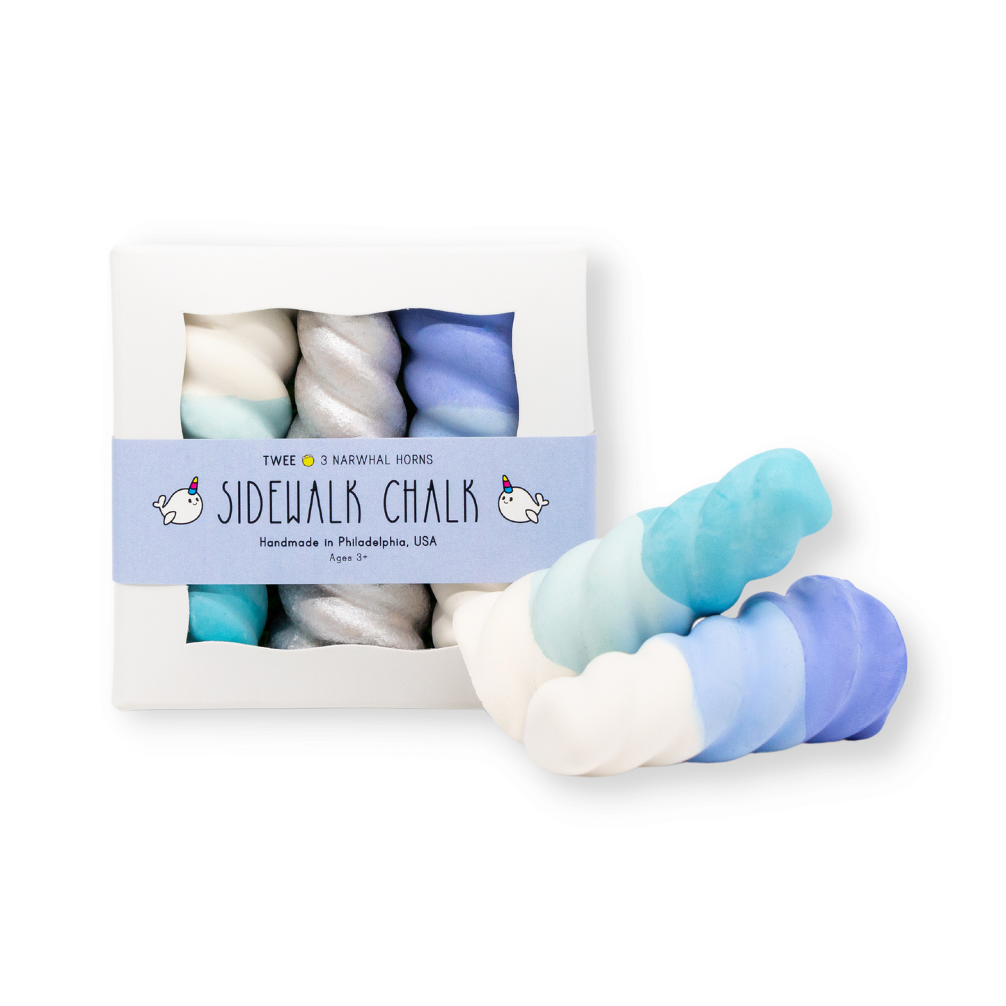 unicorn horn shaped sidewalk chalk for kids