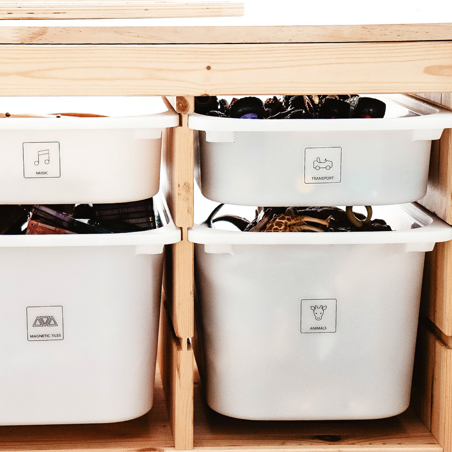 storage labels for bins