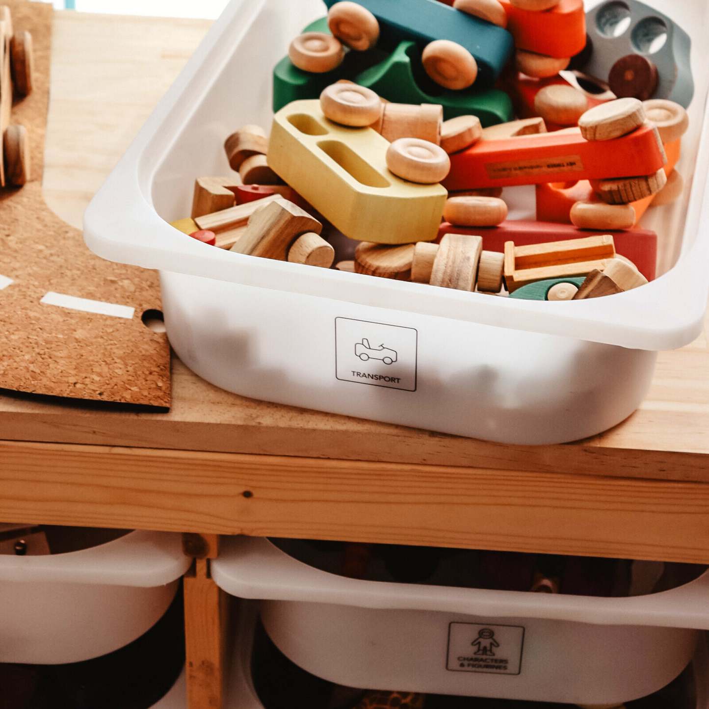 warehouse floor labels