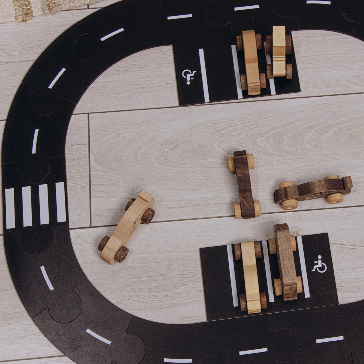 Road Play Set + Wooden Cars