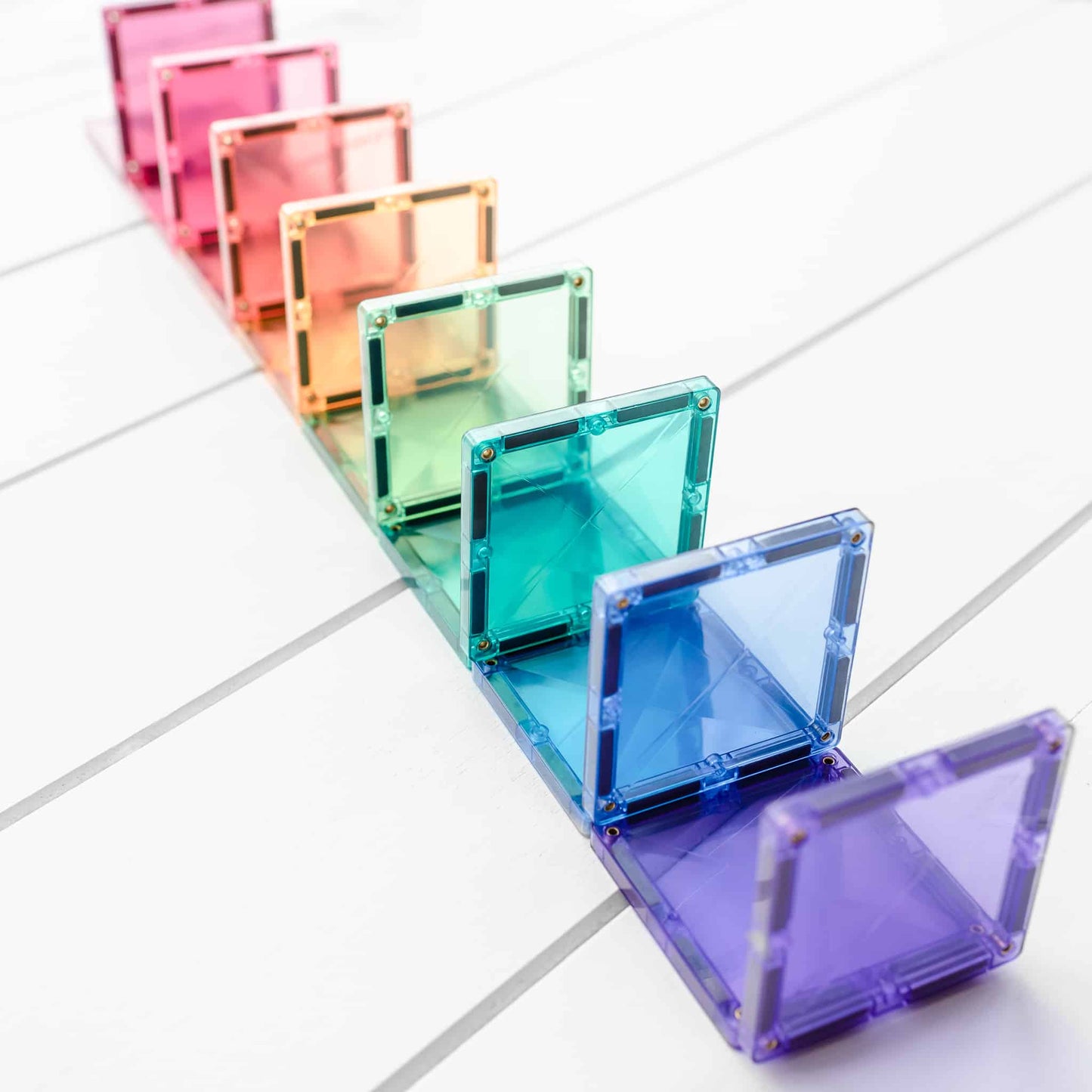 Magnetic Tiles - 120 Piece Pastel Creative Pack