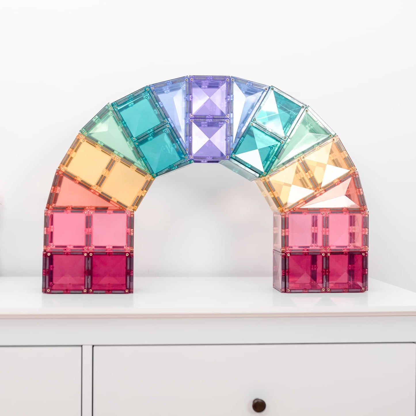 Magnetic Tiles - 120 Piece Pastel Creative Pack