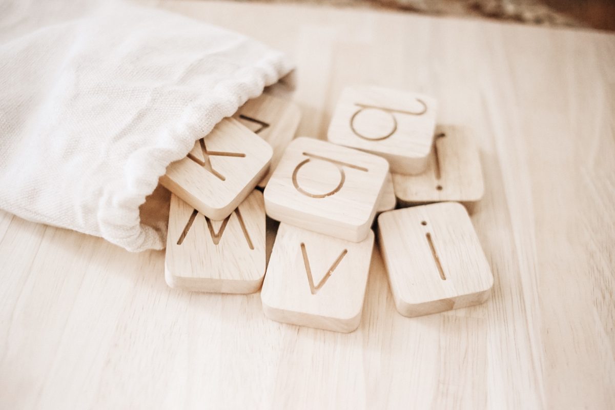 Word Building Board with Letters Set