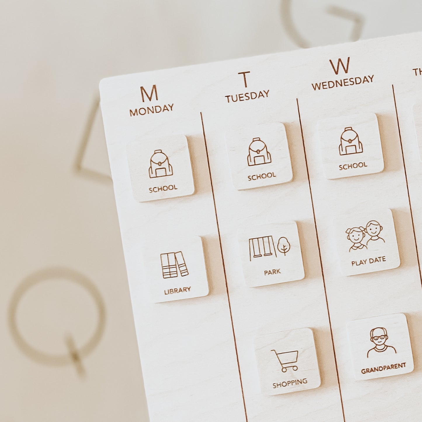 daily routine chart planner for kids