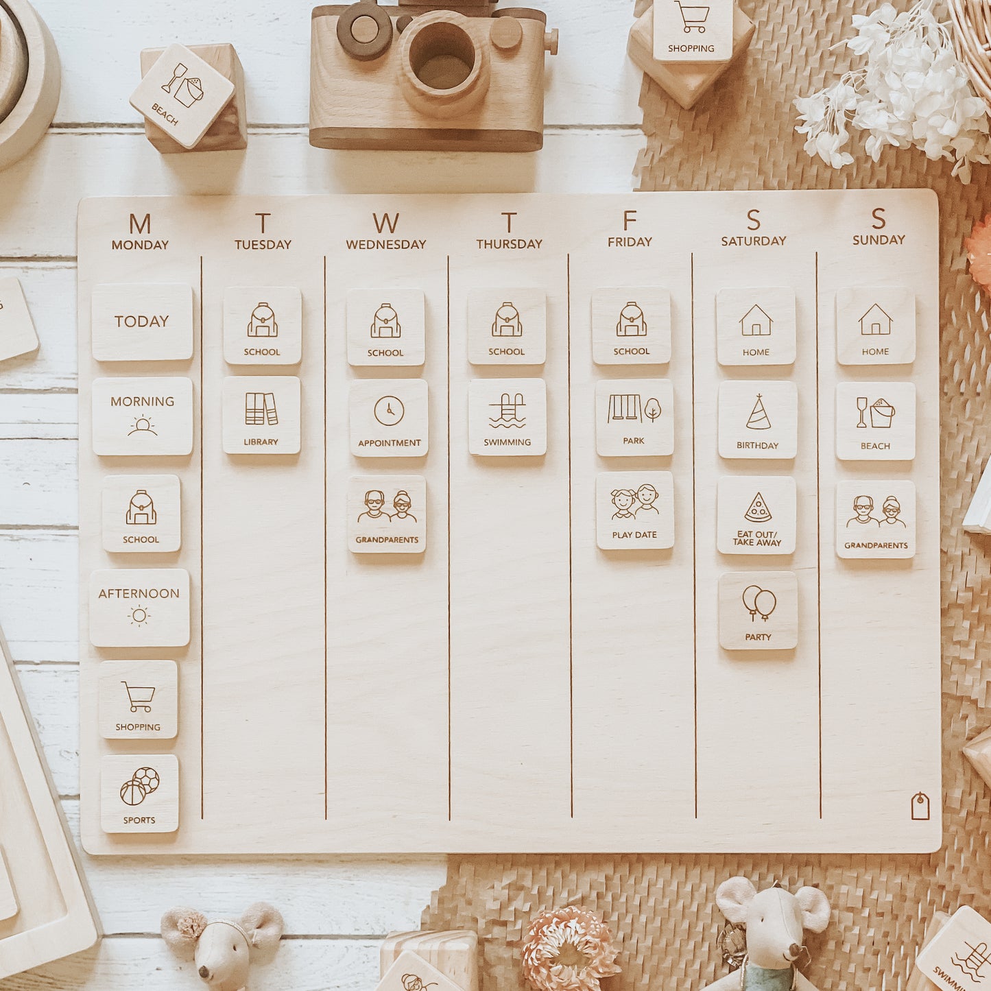 daily schedule planner for kids