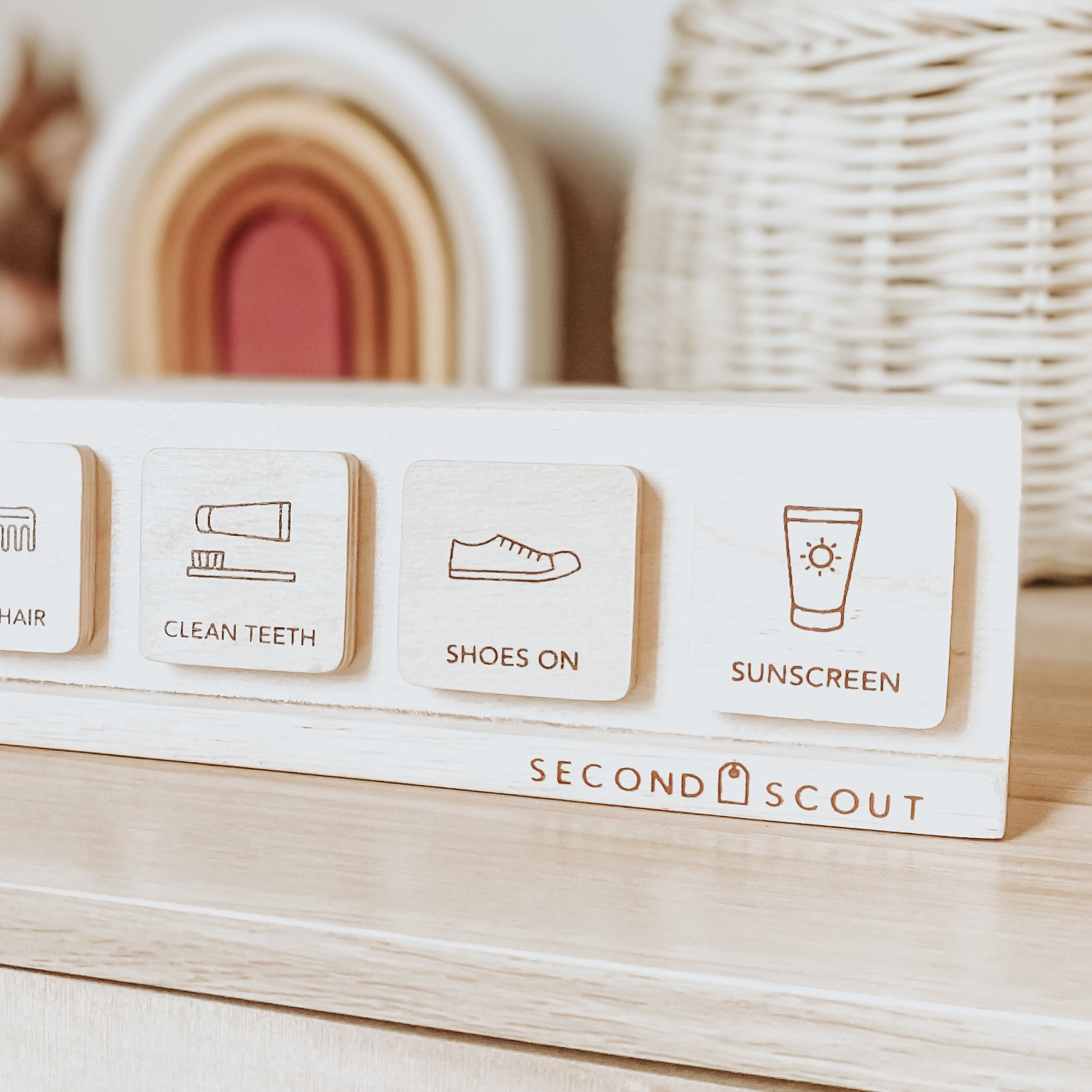 Wooden Visual planner