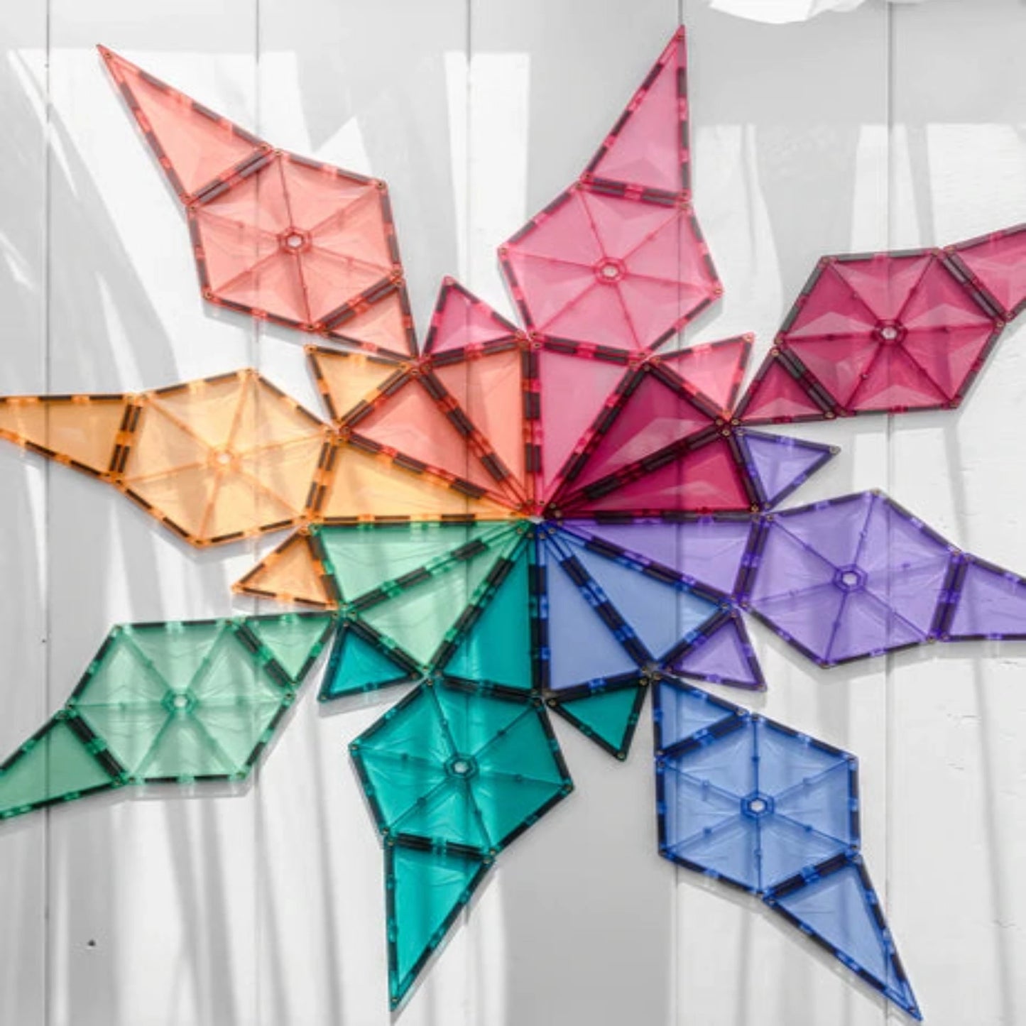 Magnetic Tiles - 40 piece Pastel Geometry Pack