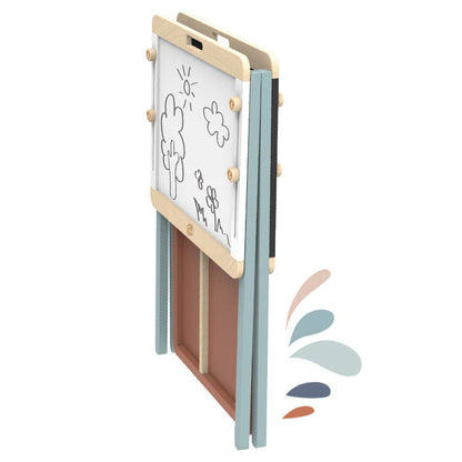 Adjustable Easel  - Blackboard and Whiteboard