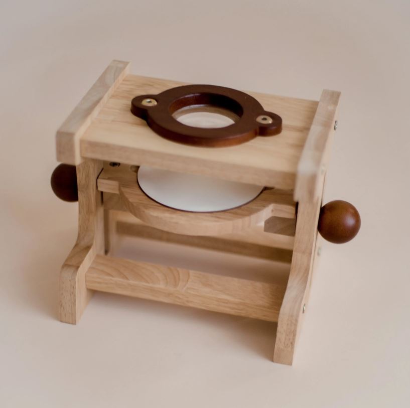 Wooden microscope