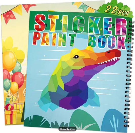 Paint by Sticker Books - 2 Books