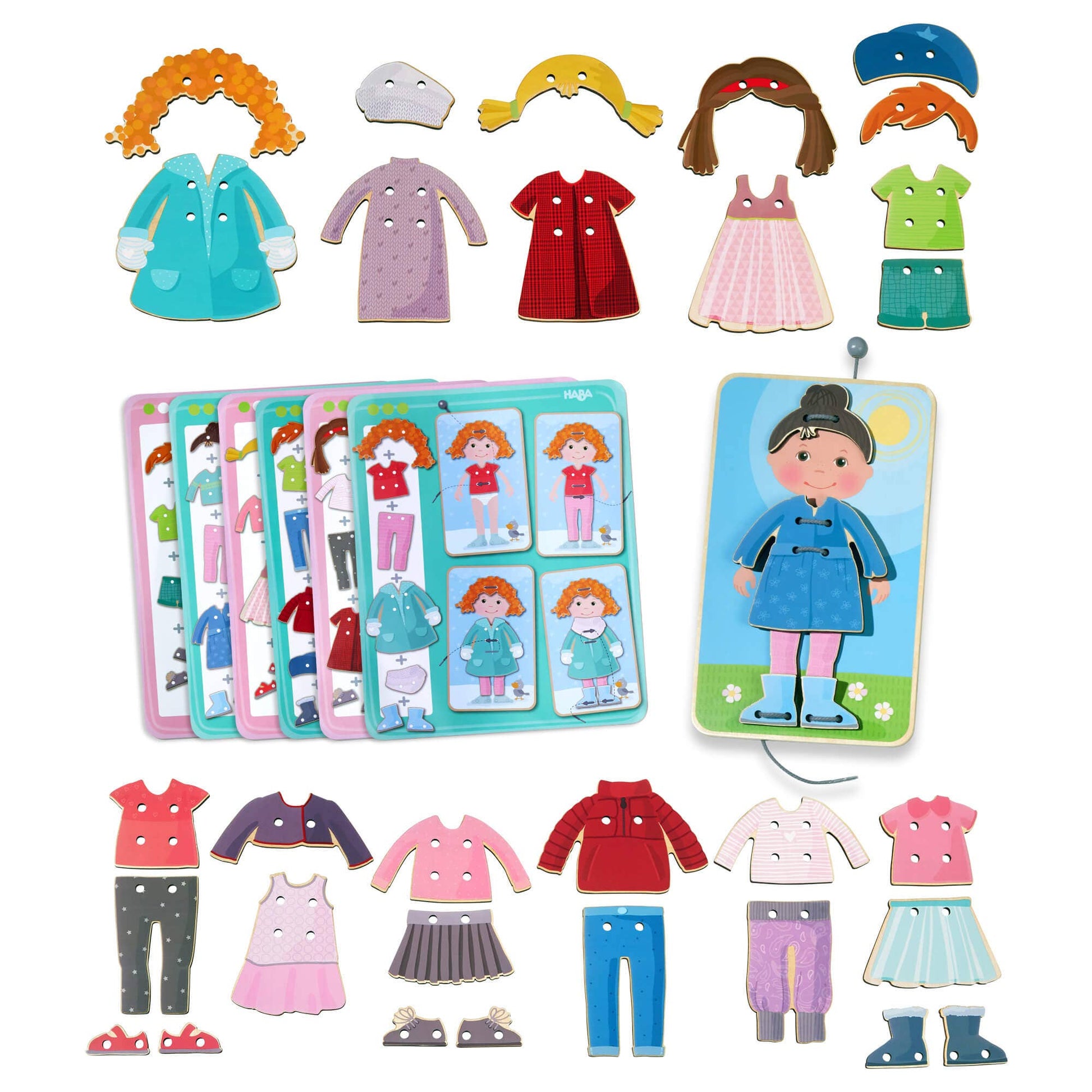 Kids Wooden Threading Game