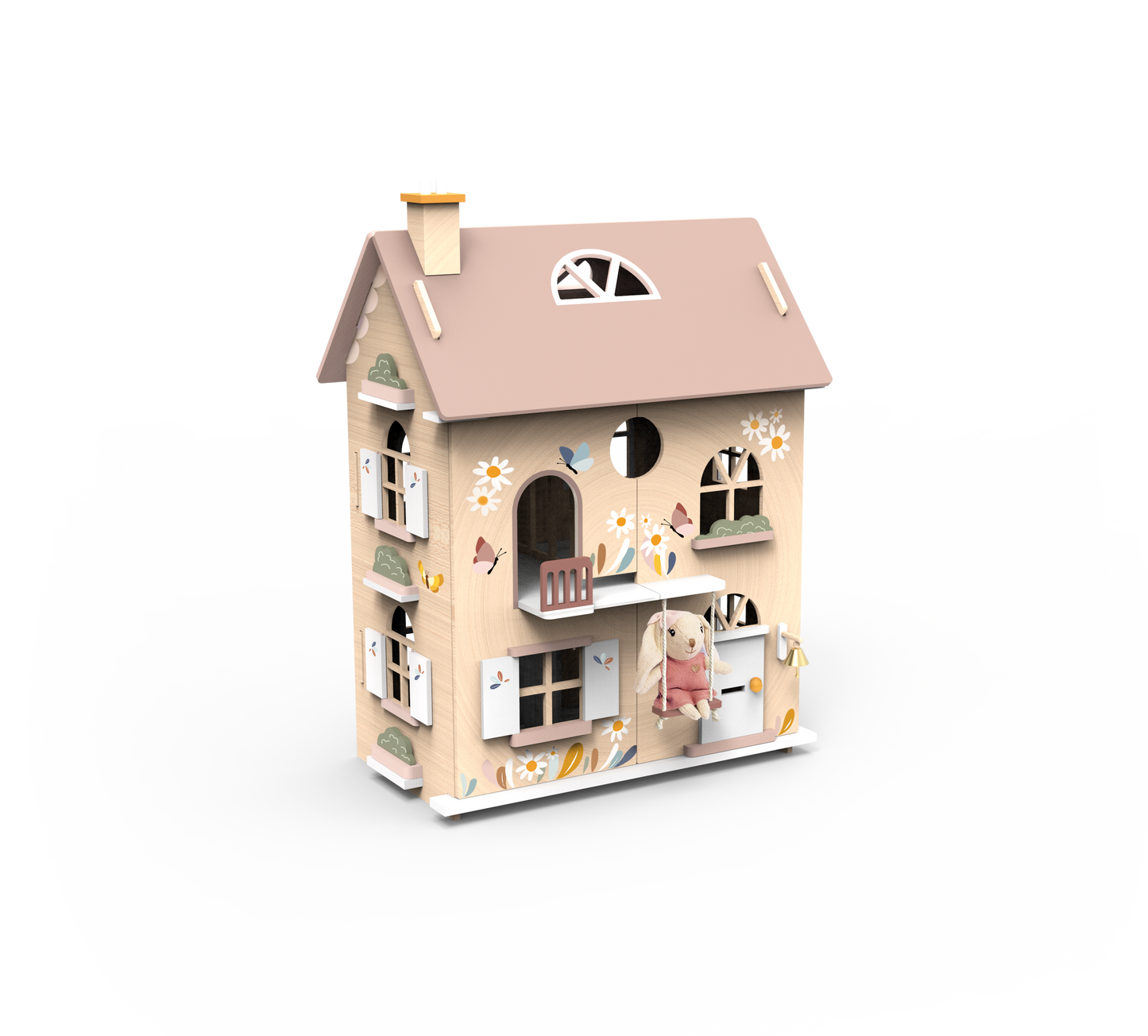 Flowers Cottage Doll House