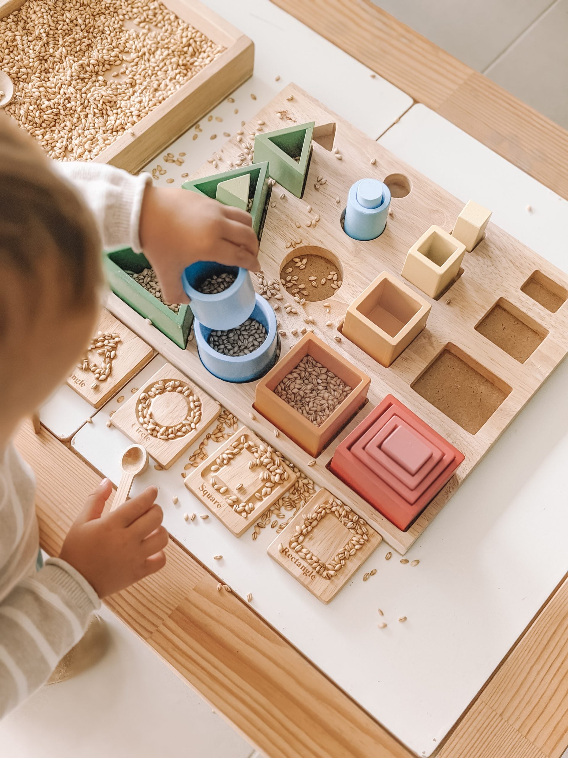Shape Stacking Educational Montessori Toy for Kids